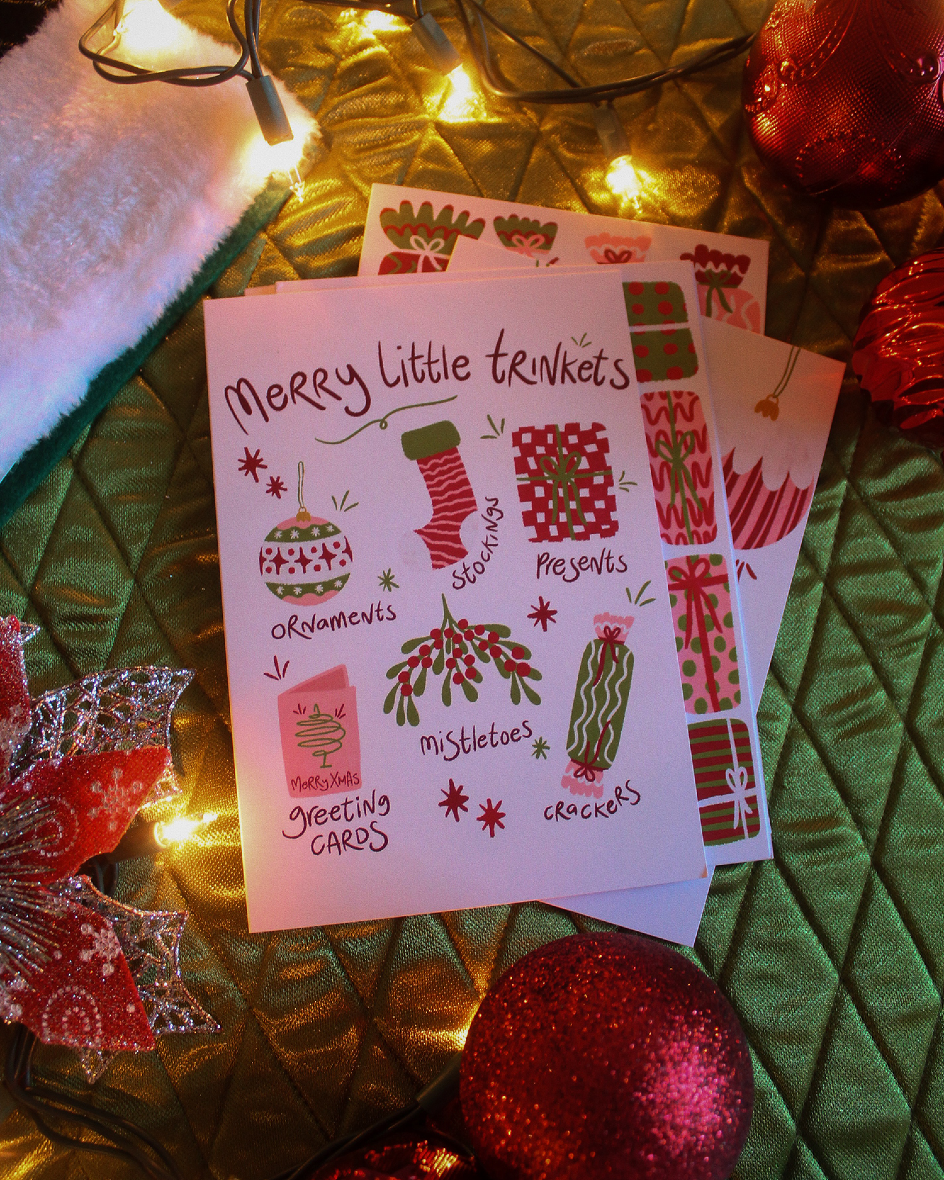 Merry Little Trinkets Set - Christmas Card