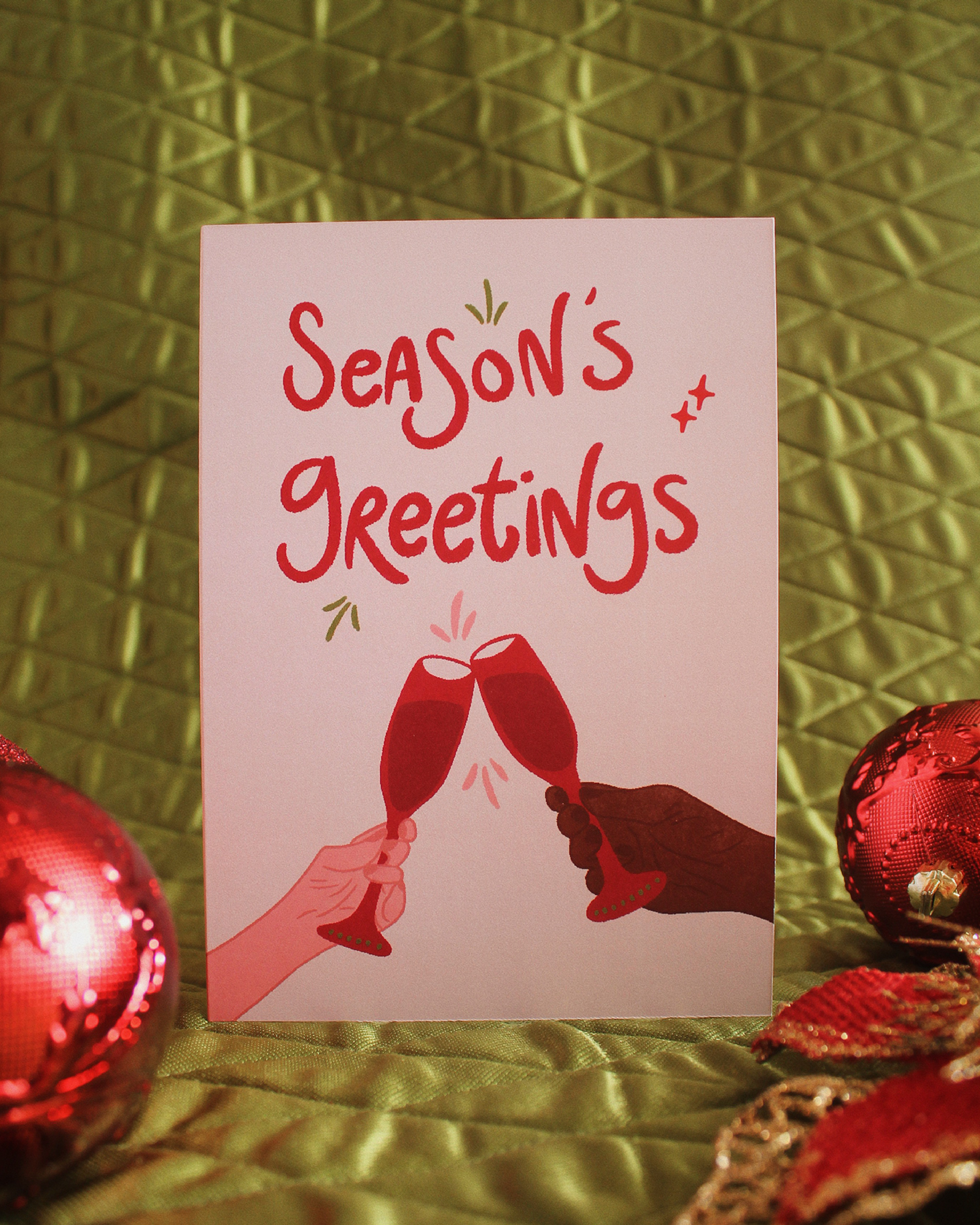 Season's Greetings - Christmas Card