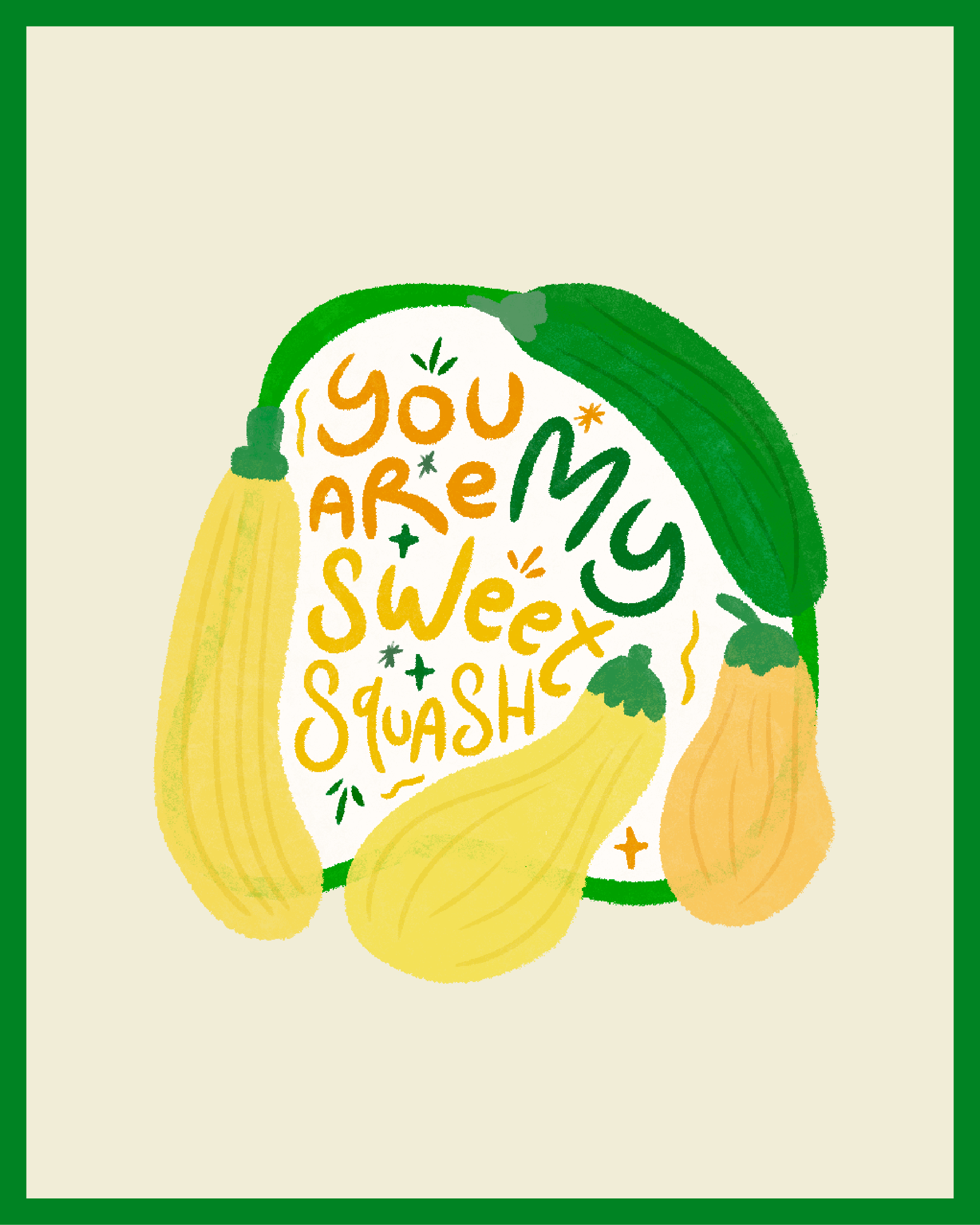 My Sweet Squash Sticker