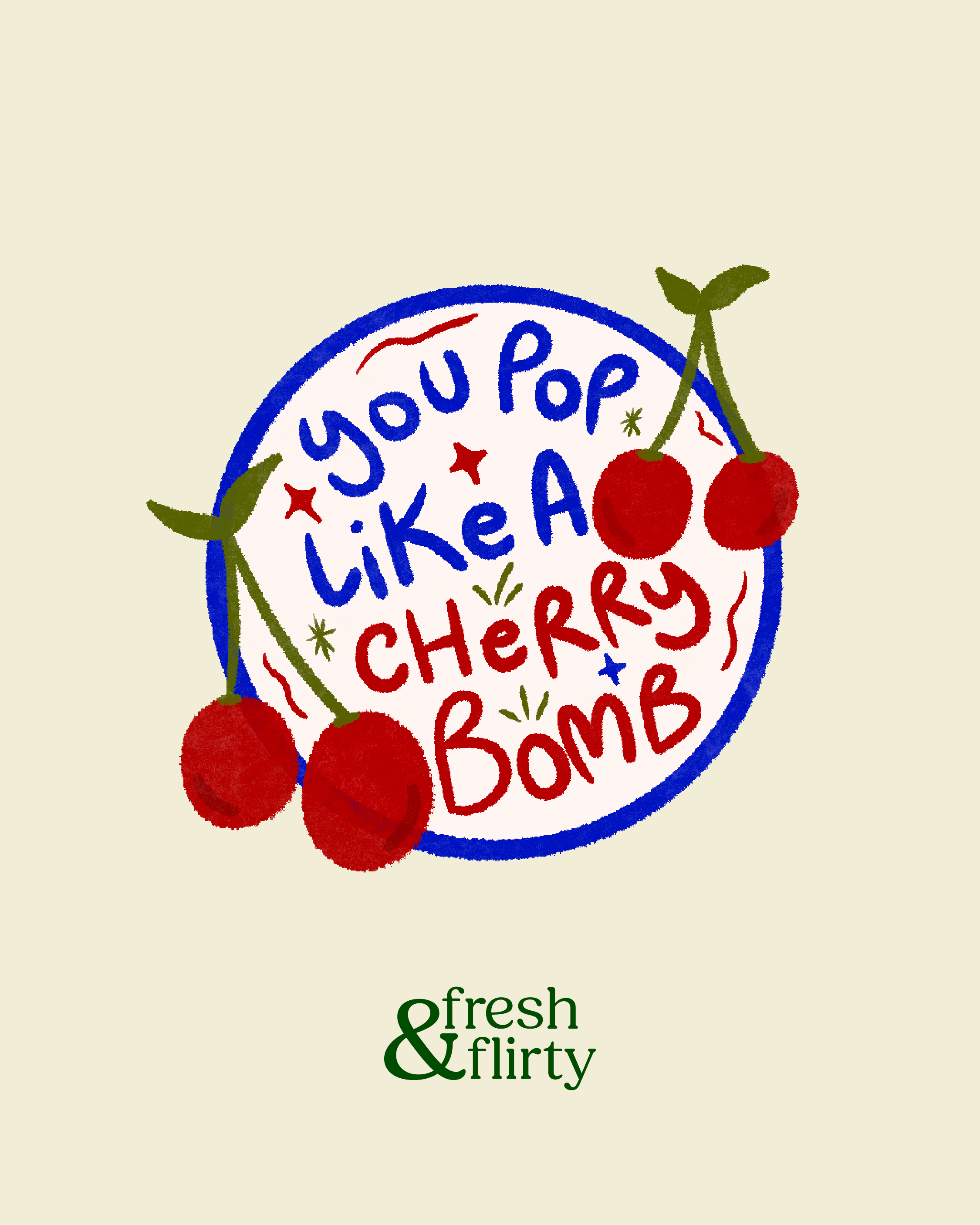 Pop Like A Cherry Sticker