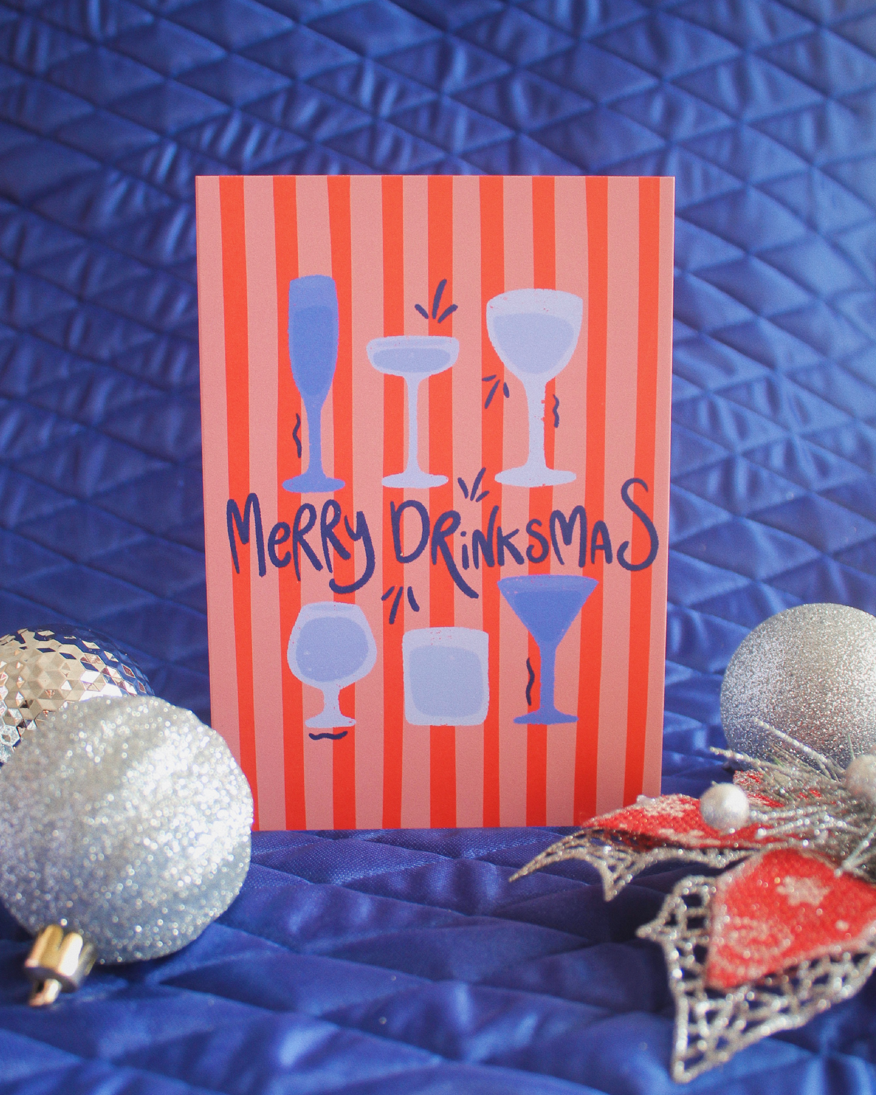 Merry Drinksmas - Christmas Card