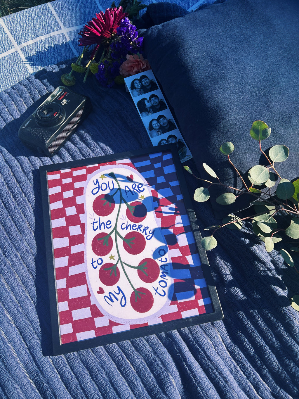 You're the Cherry to My Tomato Art Print