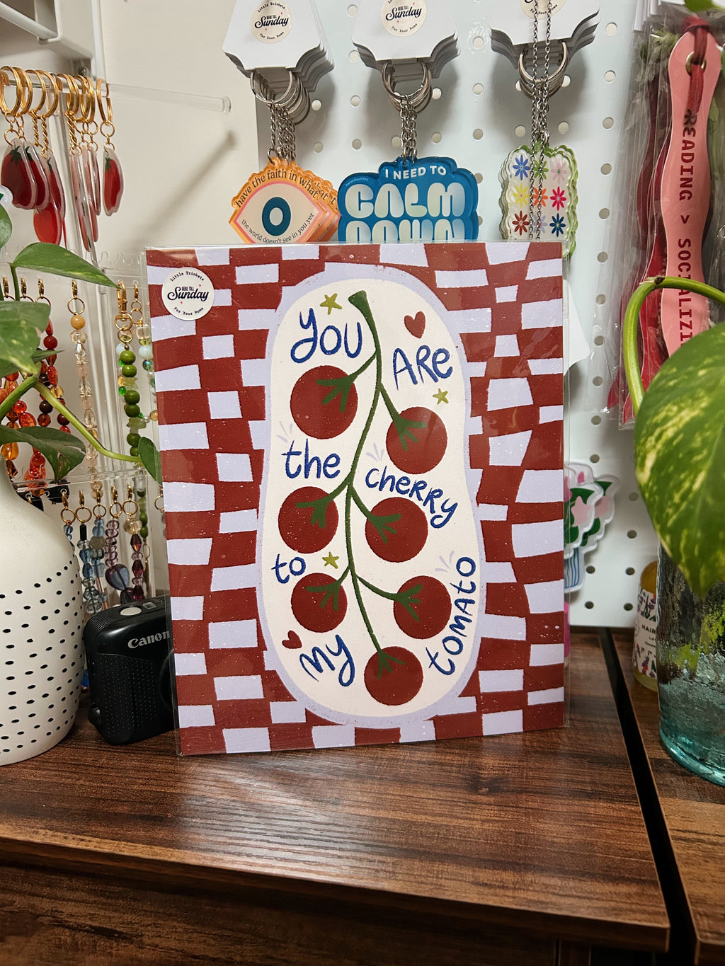 You're the Cherry to My Tomato Art Print