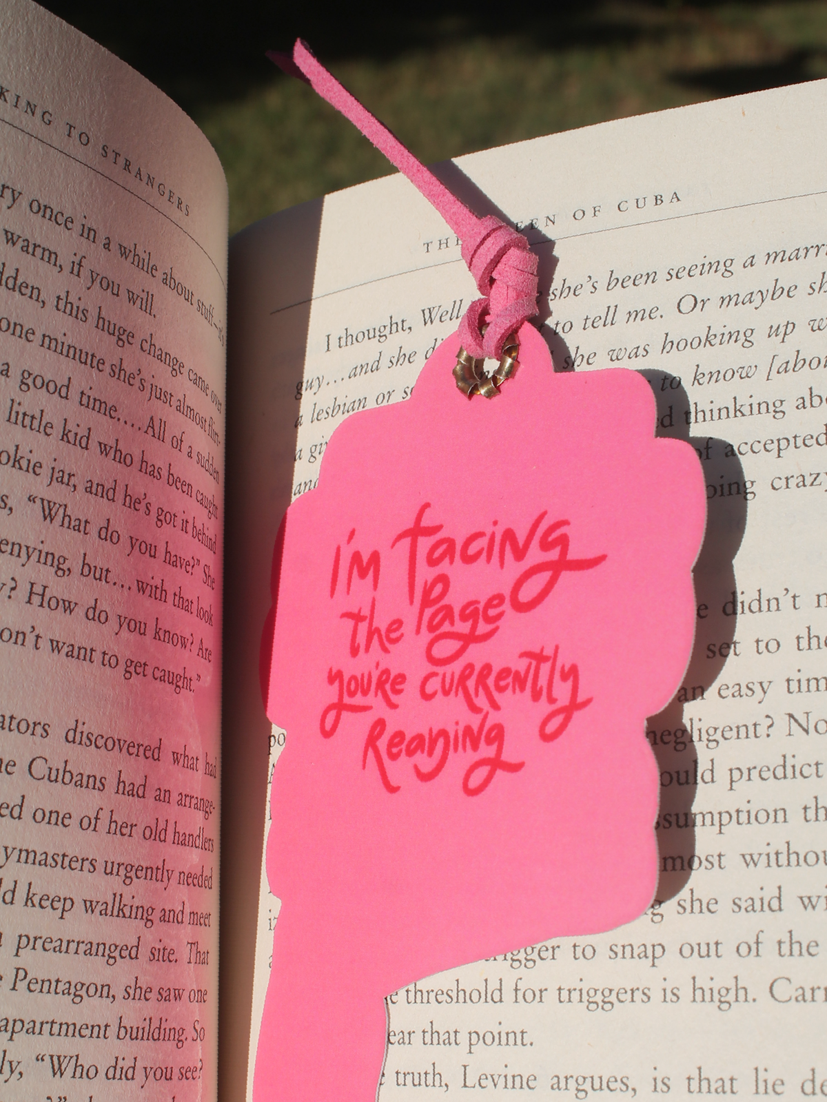 Busy Reading Thanks Bookmark