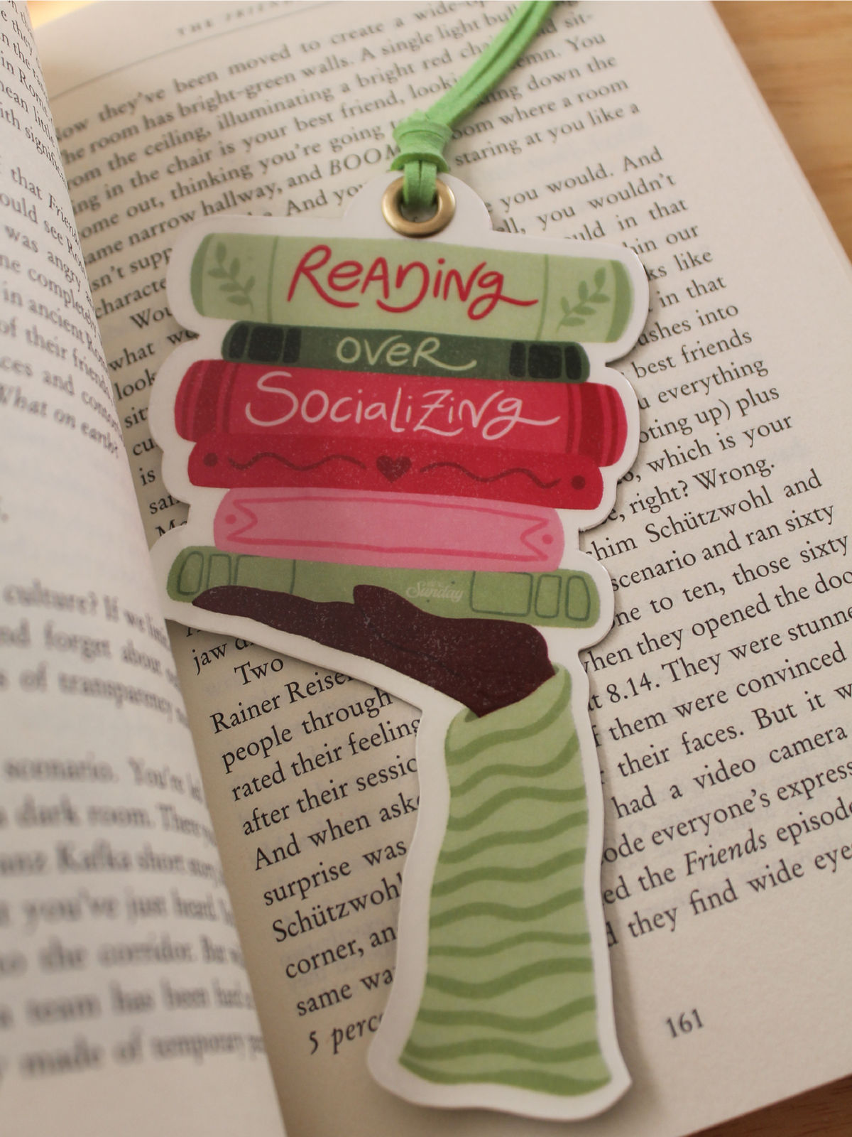 Reading over Socializing Bookmark
