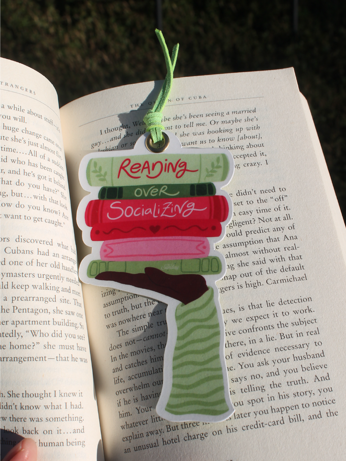 Reading over Socializing Bookmark