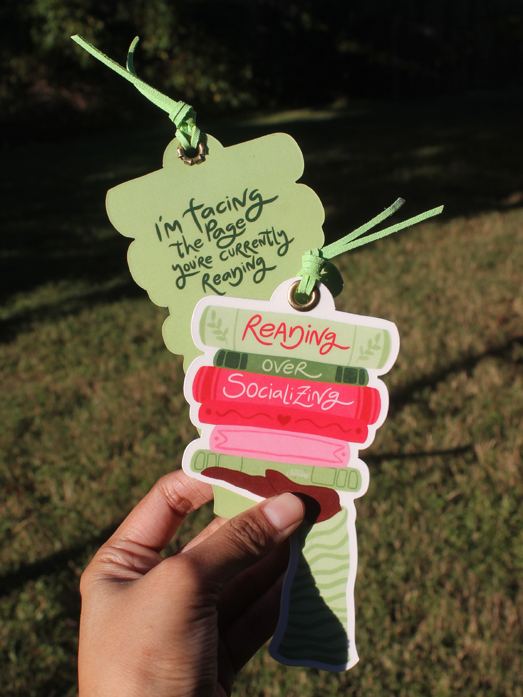 Reading over Socializing Bookmark