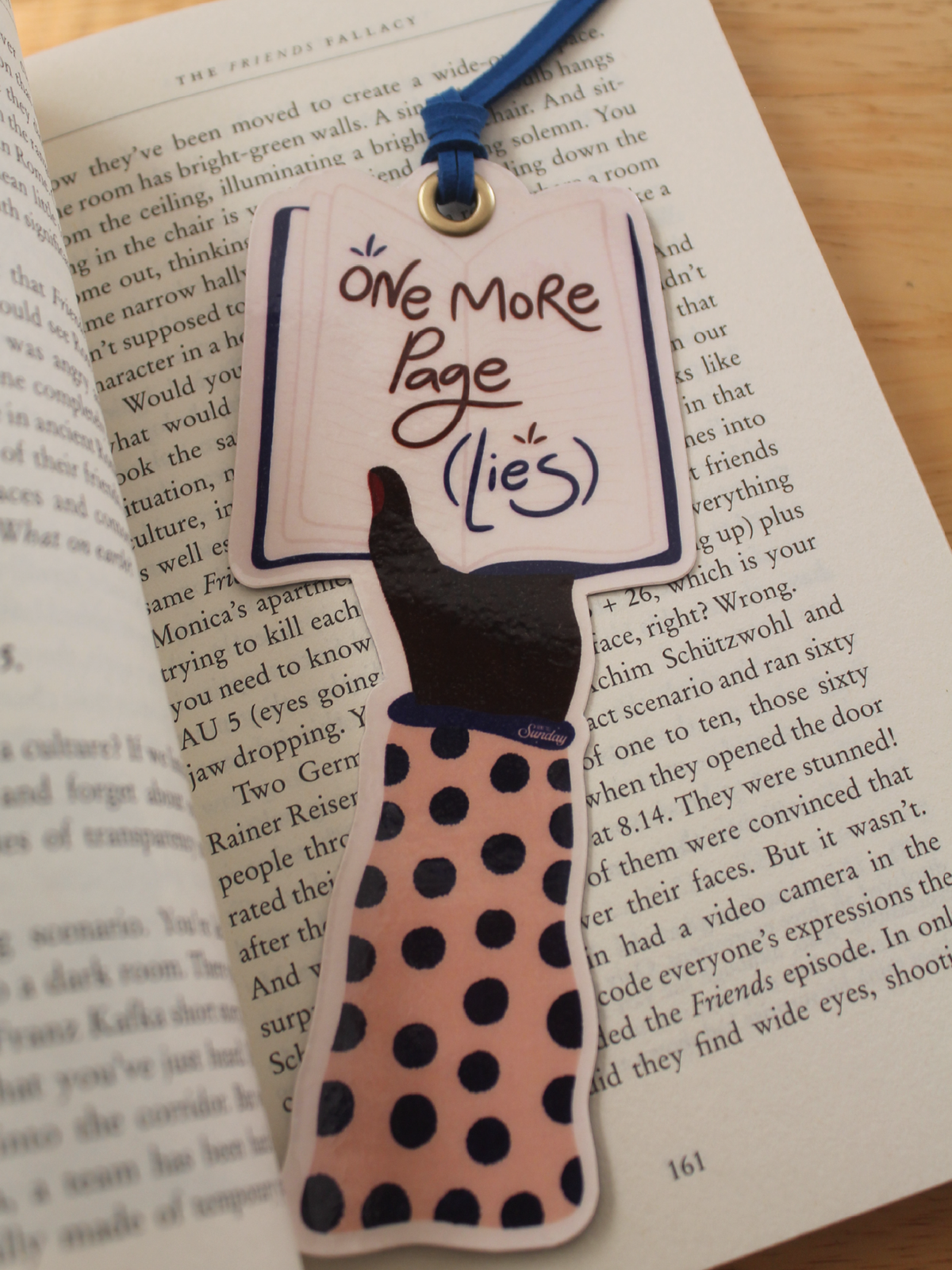 One More Page (Lies) Bookmark