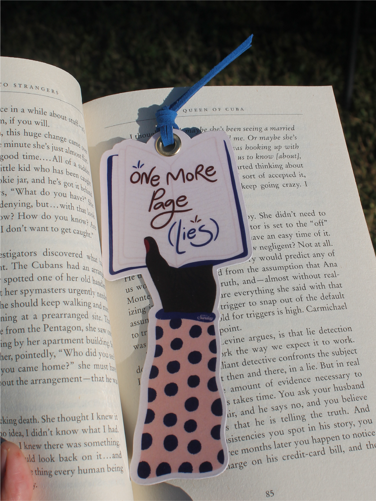 One More Page (Lies) Bookmark