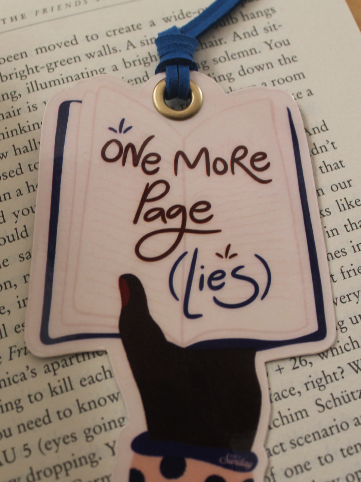 One More Page (Lies) Bookmark