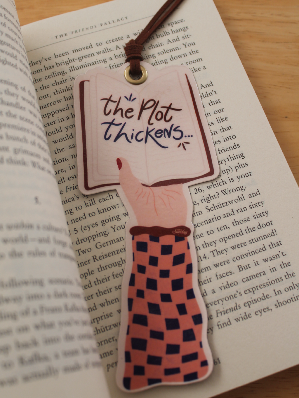 The Plot Thickens Bookmark