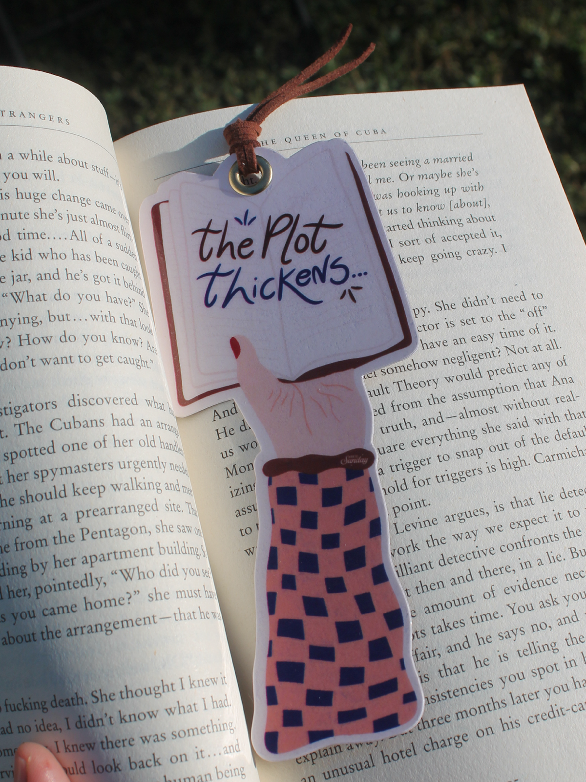 The Plot Thickens Bookmark