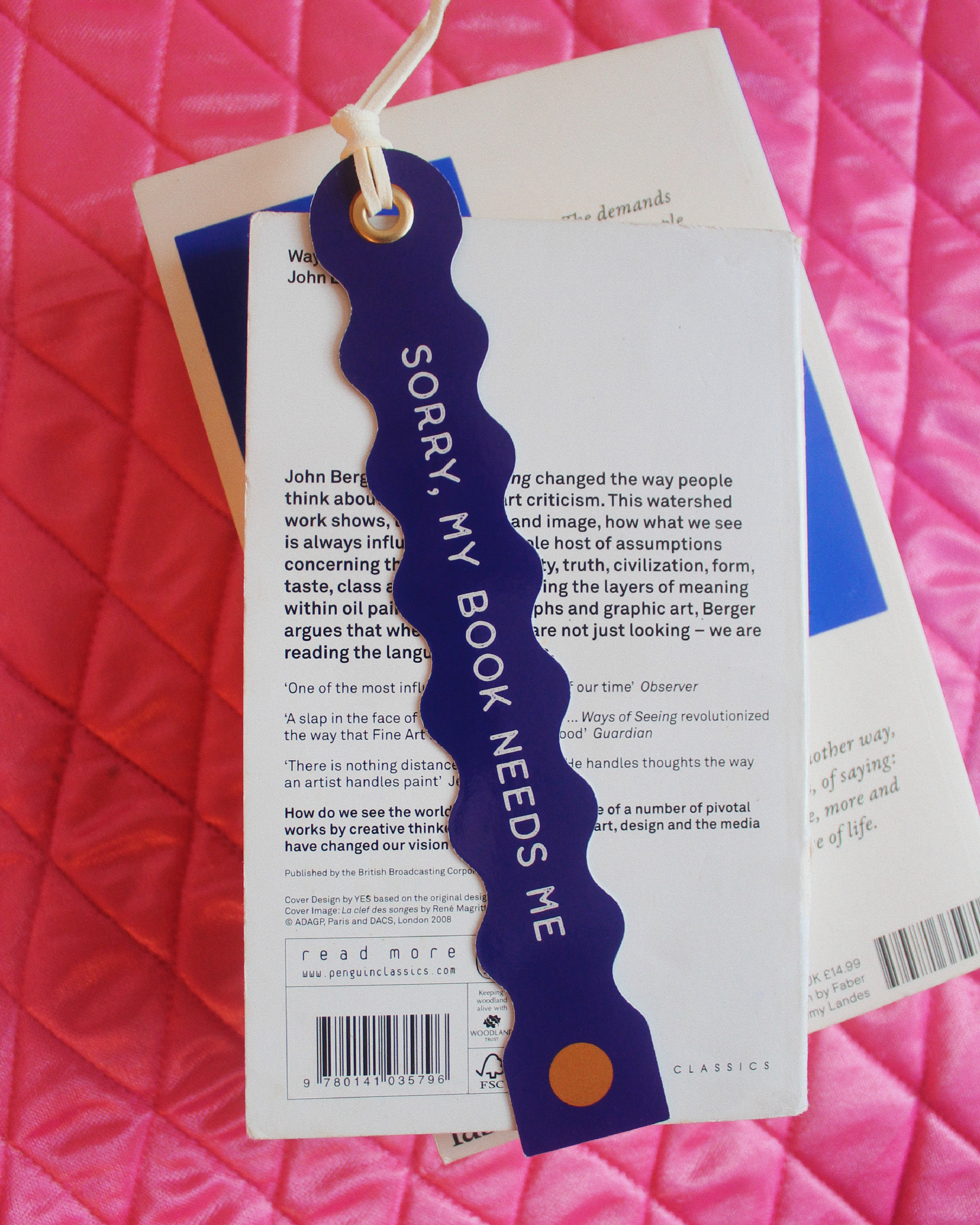 My Book Needs Me Bookmark