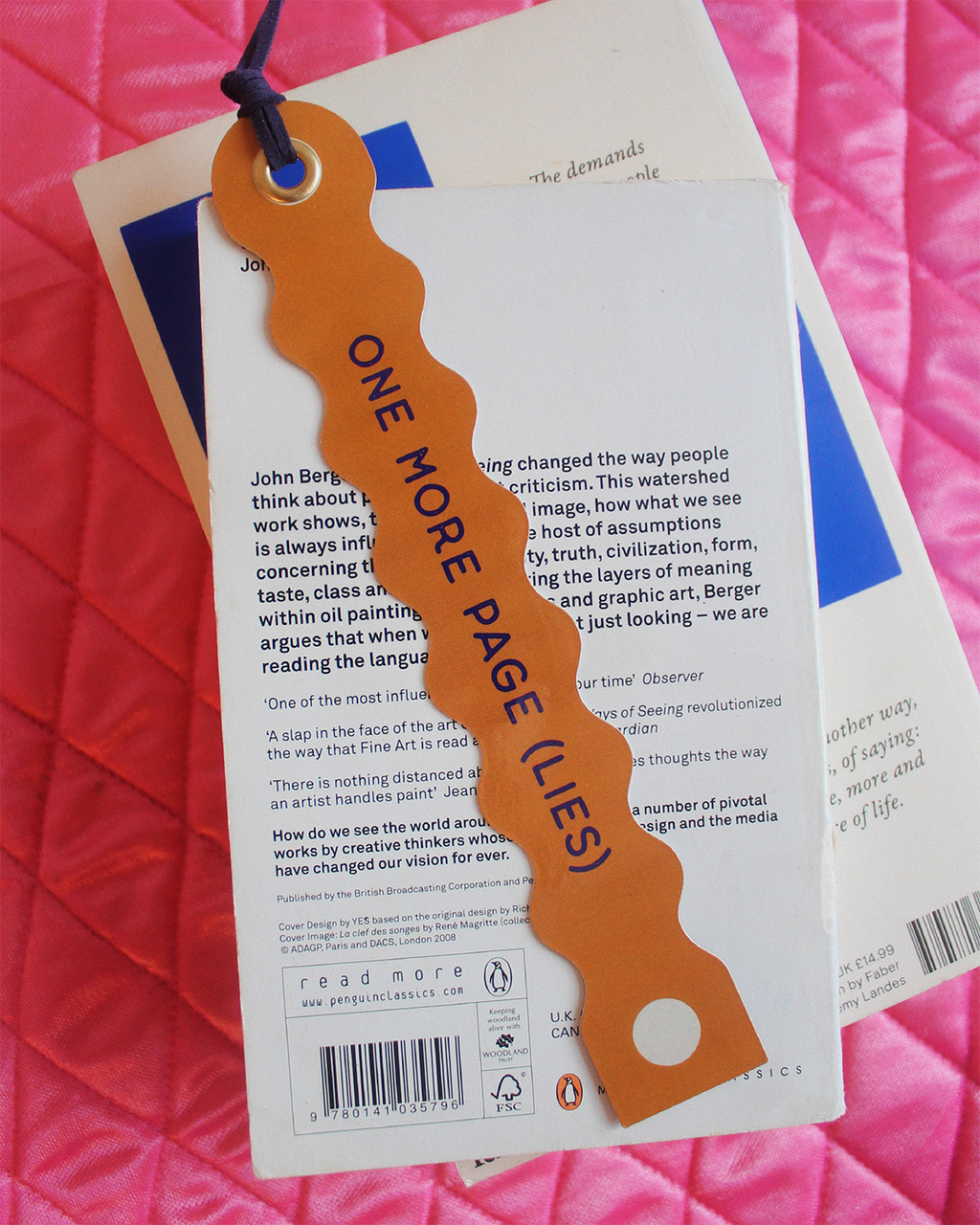One More Page (Lies) Bookmark