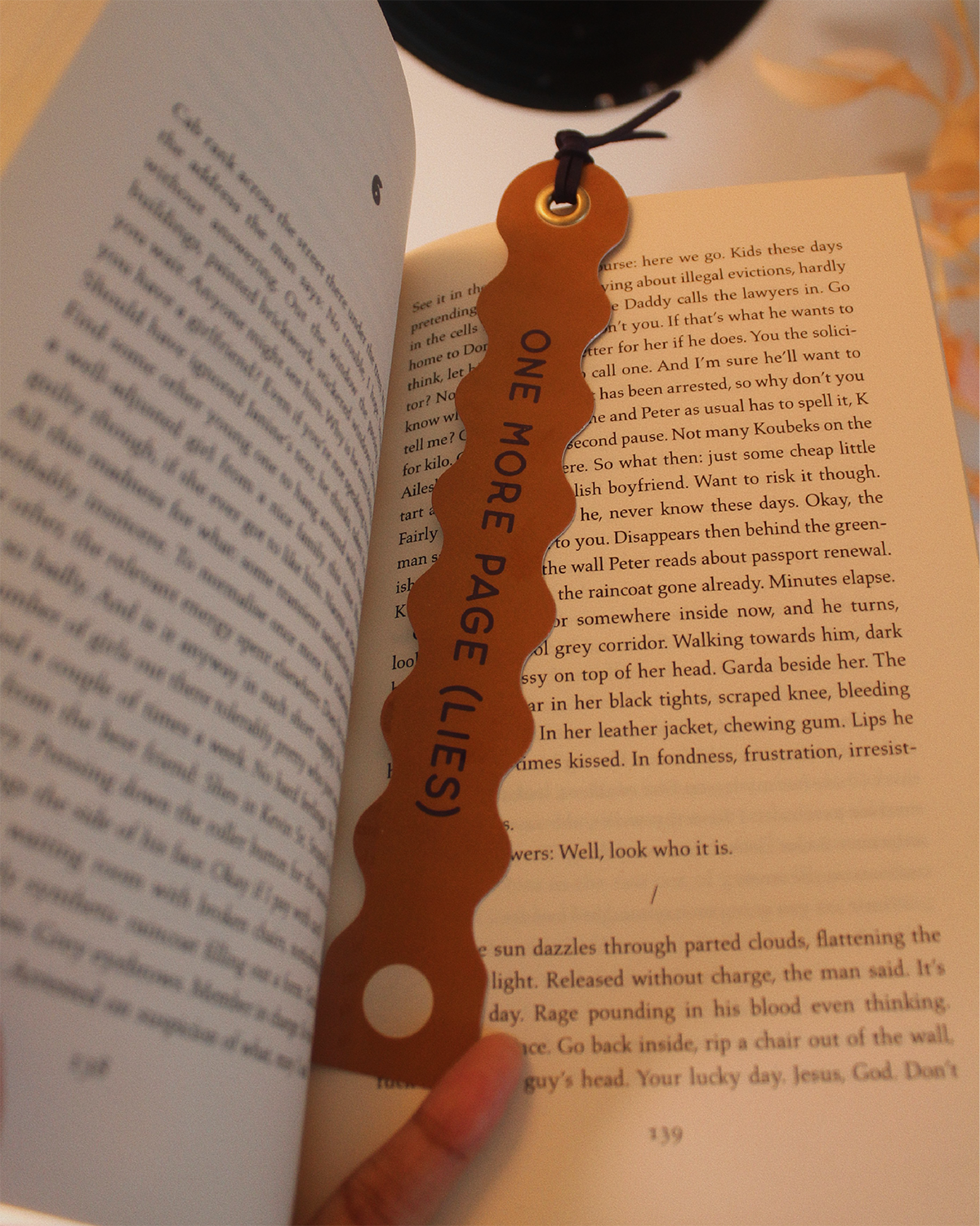 One More Page (Lies) Bookmark