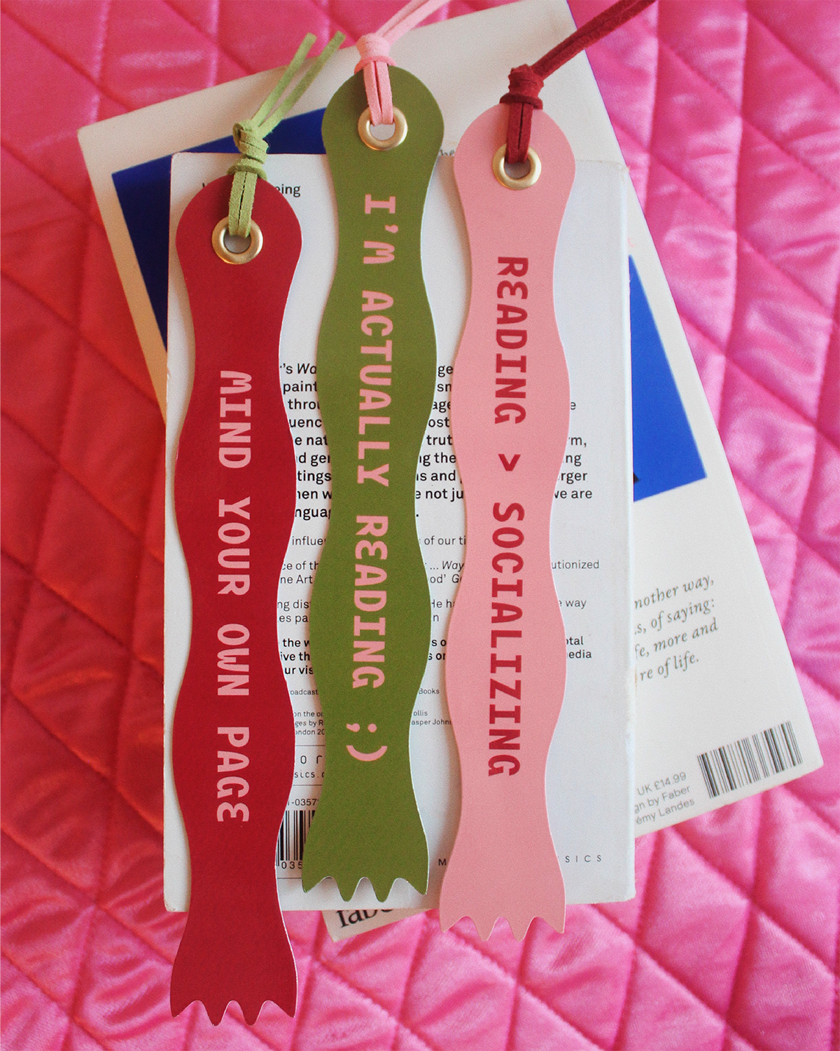 I Am Actually Reading Bookmark