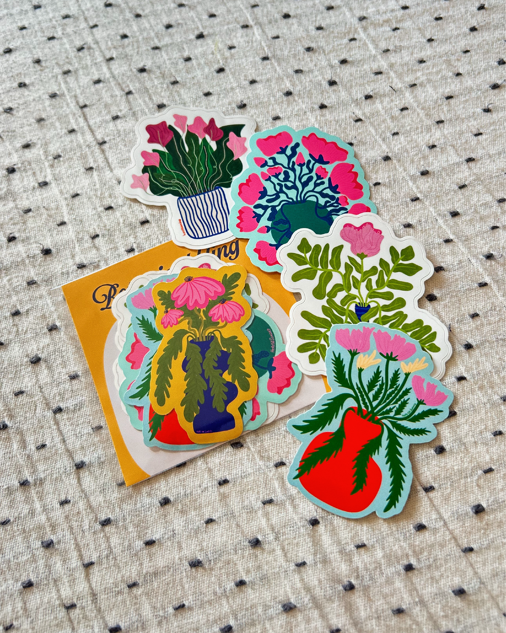 Meadow Peony Sticker