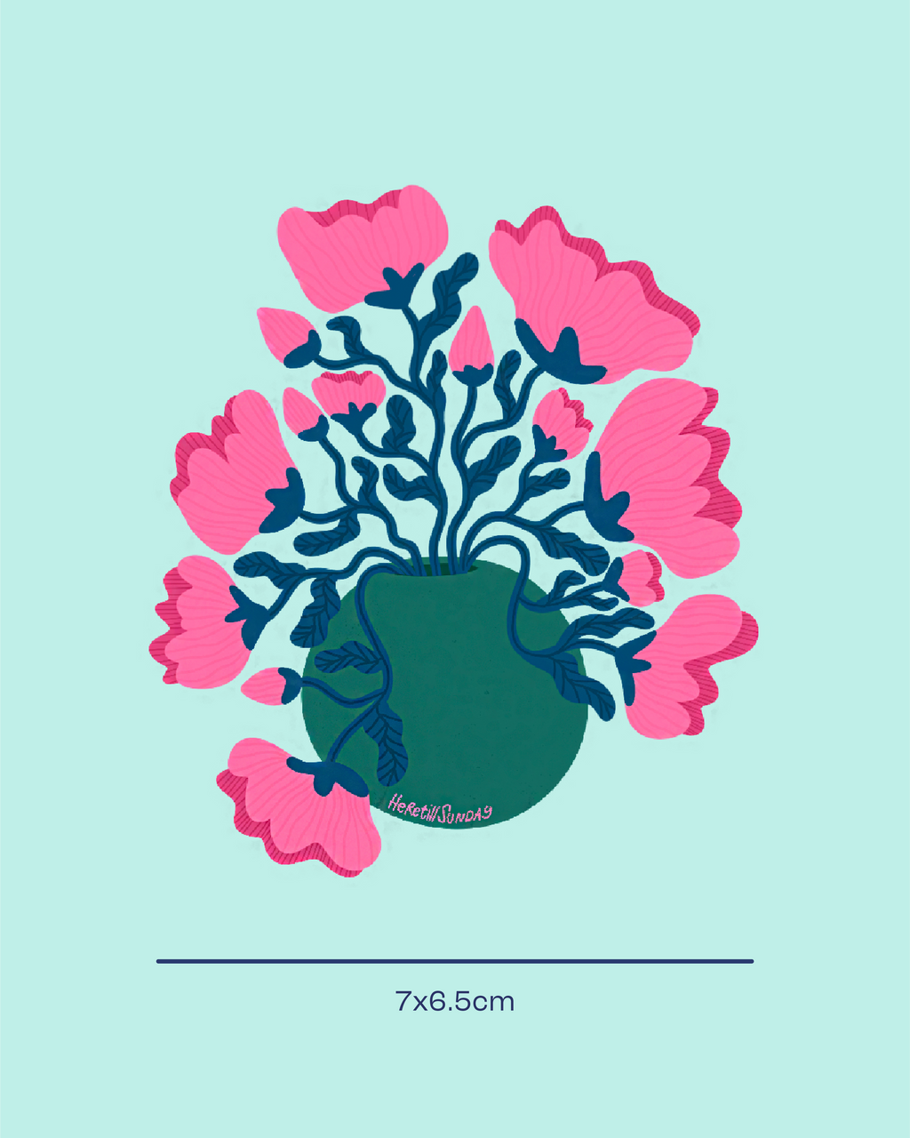 Meadow Peony Sticker