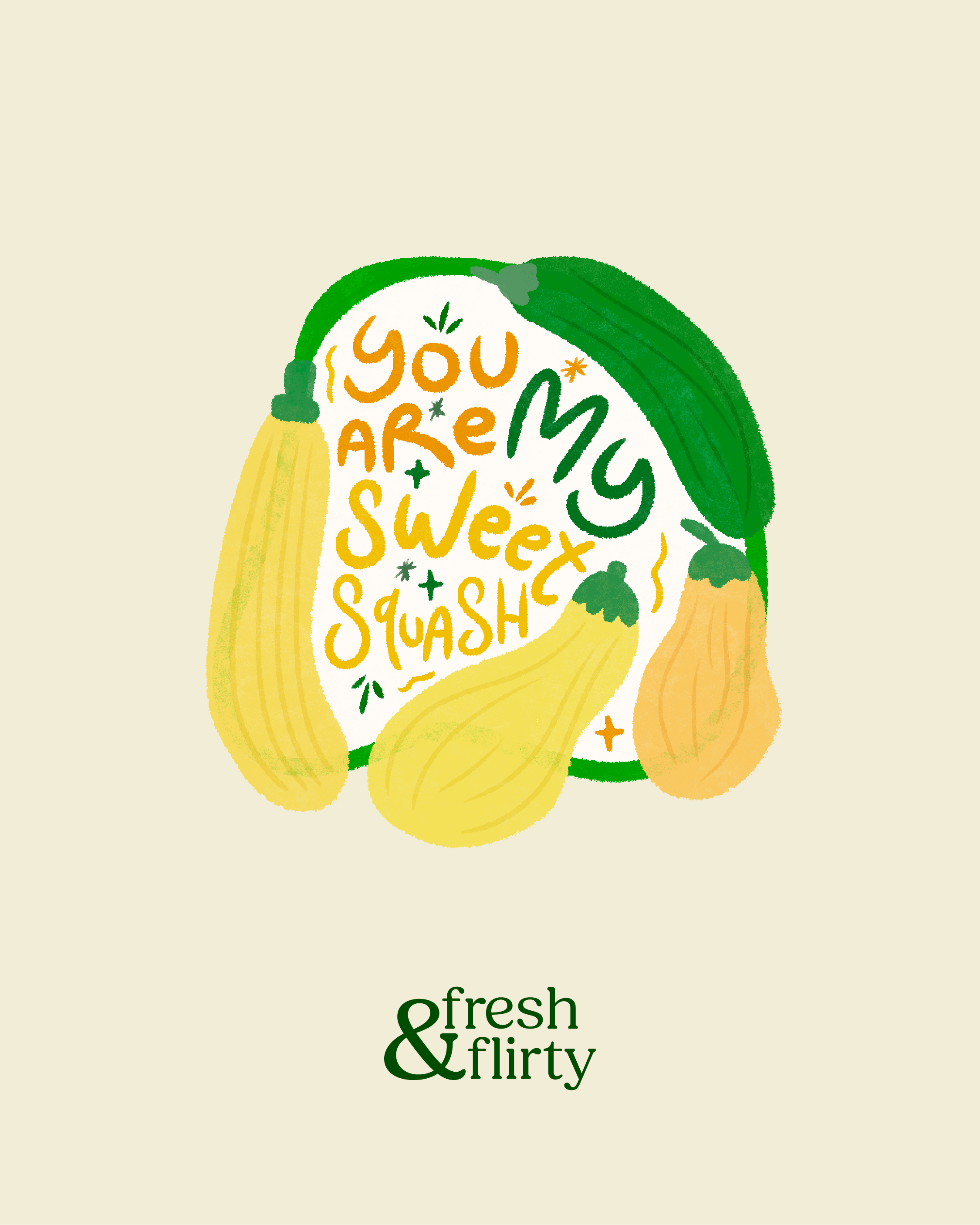 My Sweet Squash Sticker