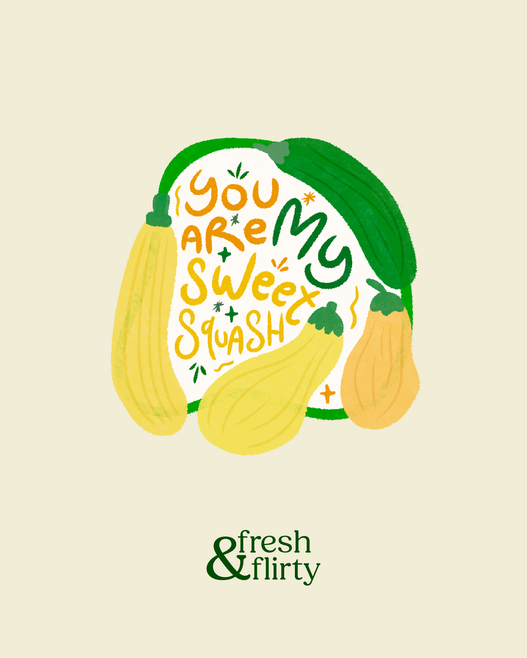 My Sweet Squash Sticker