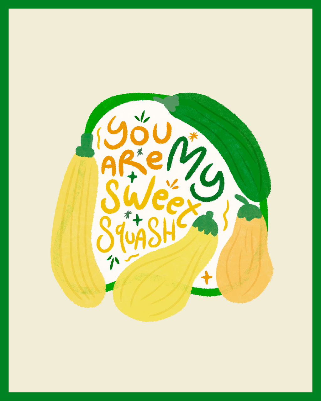 My Sweet Squash Sticker