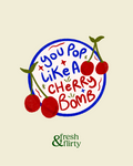Pop Like A Cherry Sticker