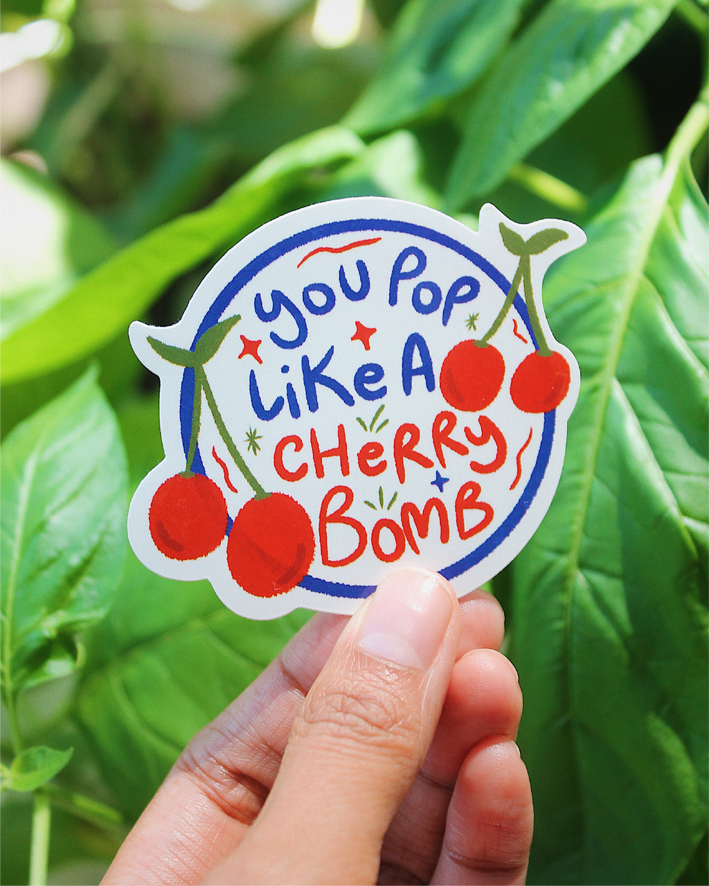 Pop Like A Cherry Sticker