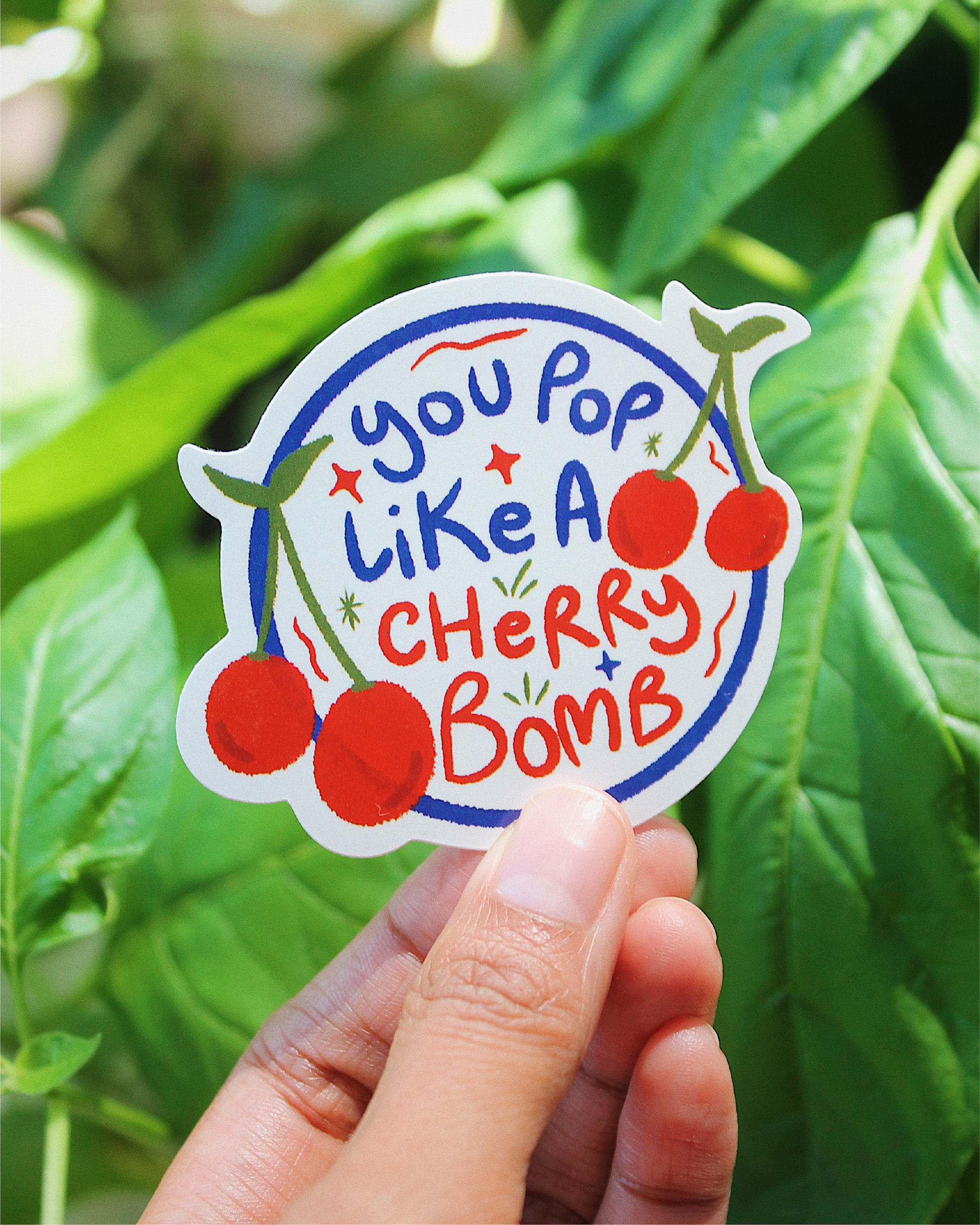 Pop Like A Cherry Sticker