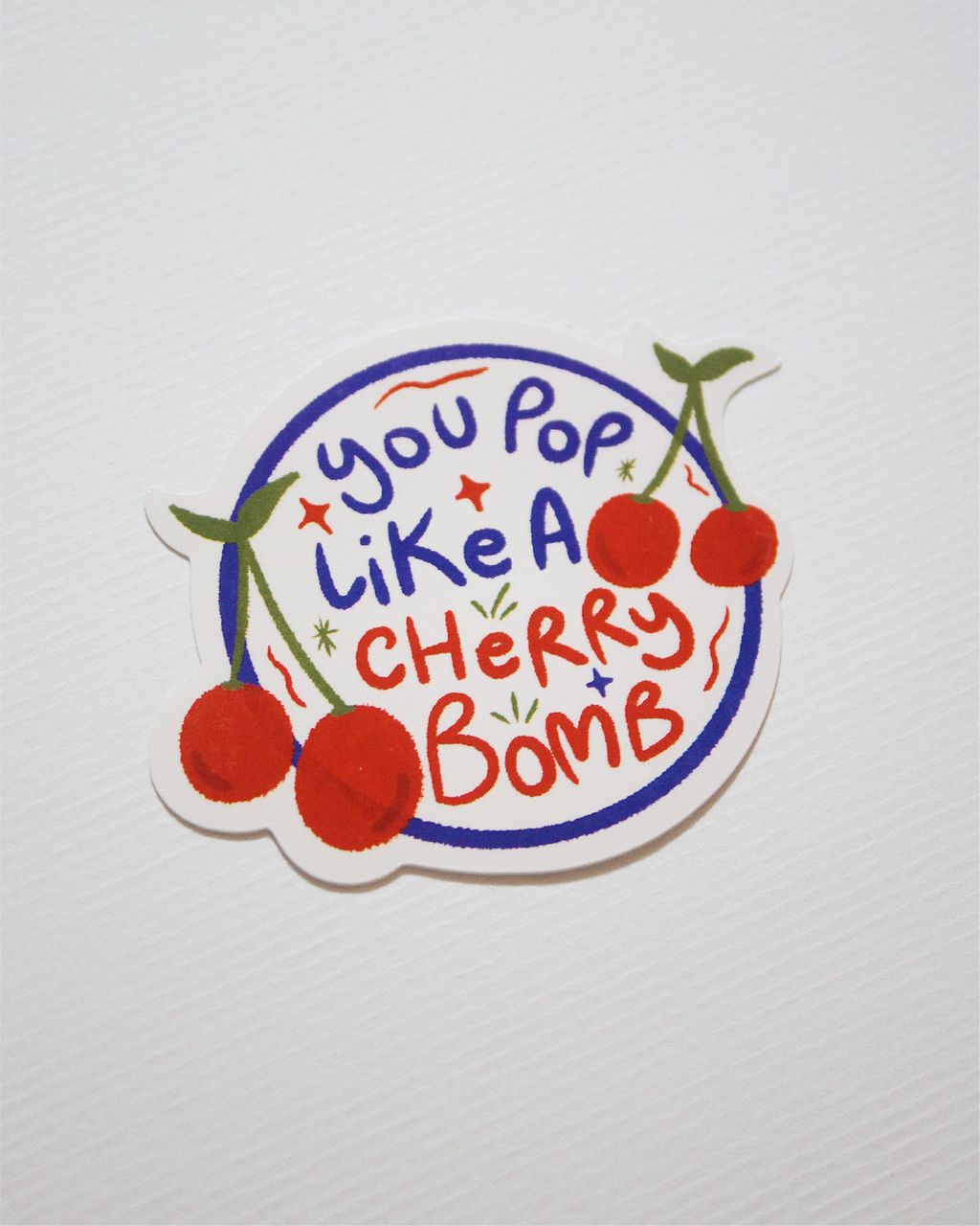 Pop Like A Cherry Sticker
