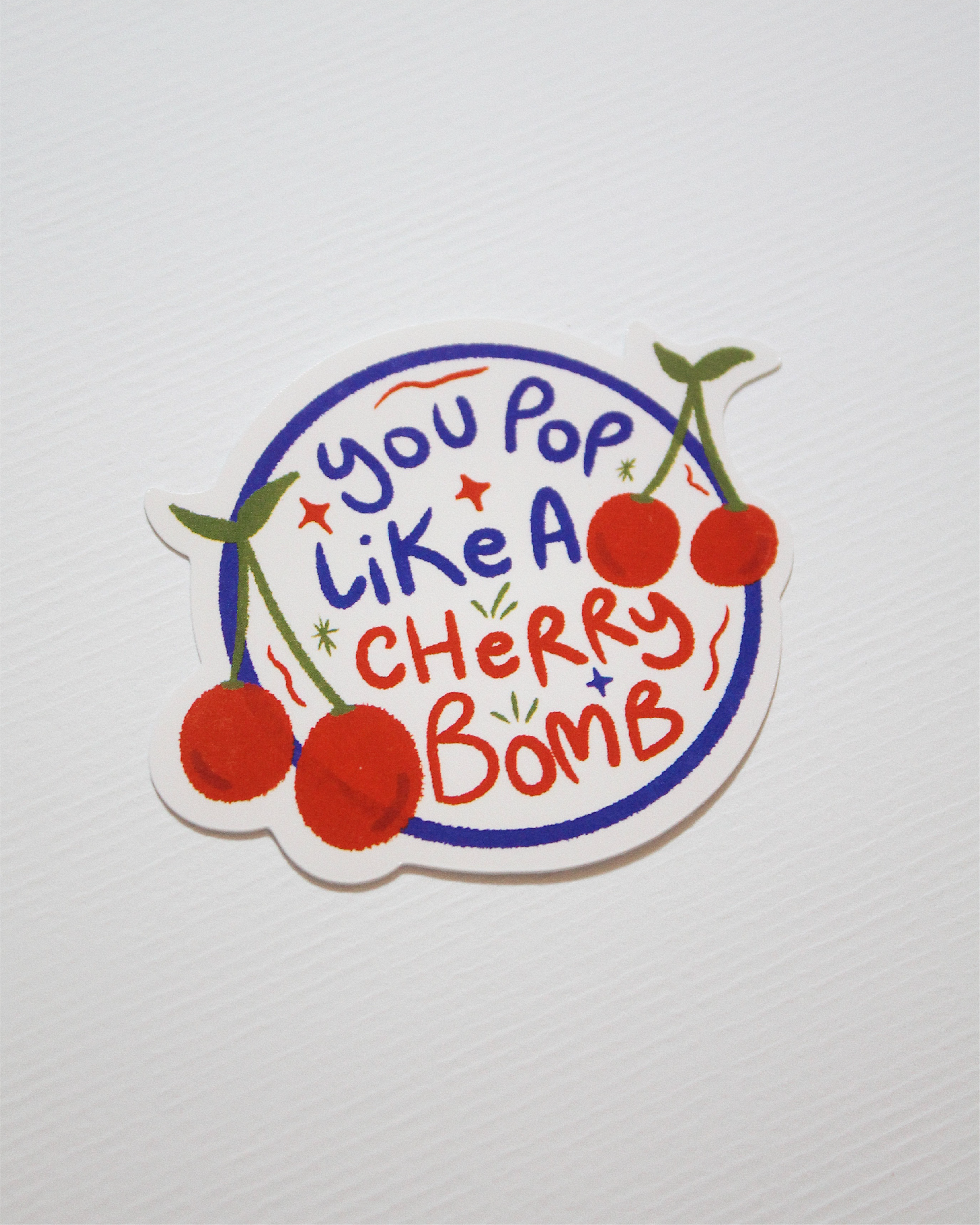 Pop Like A Cherry Sticker