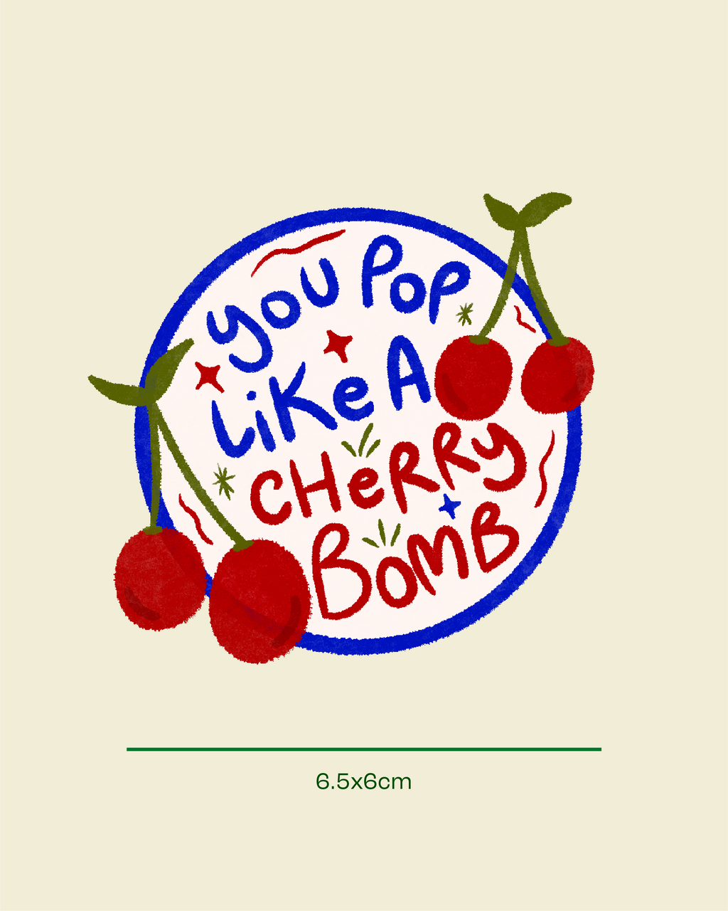 Pop Like A Cherry Sticker