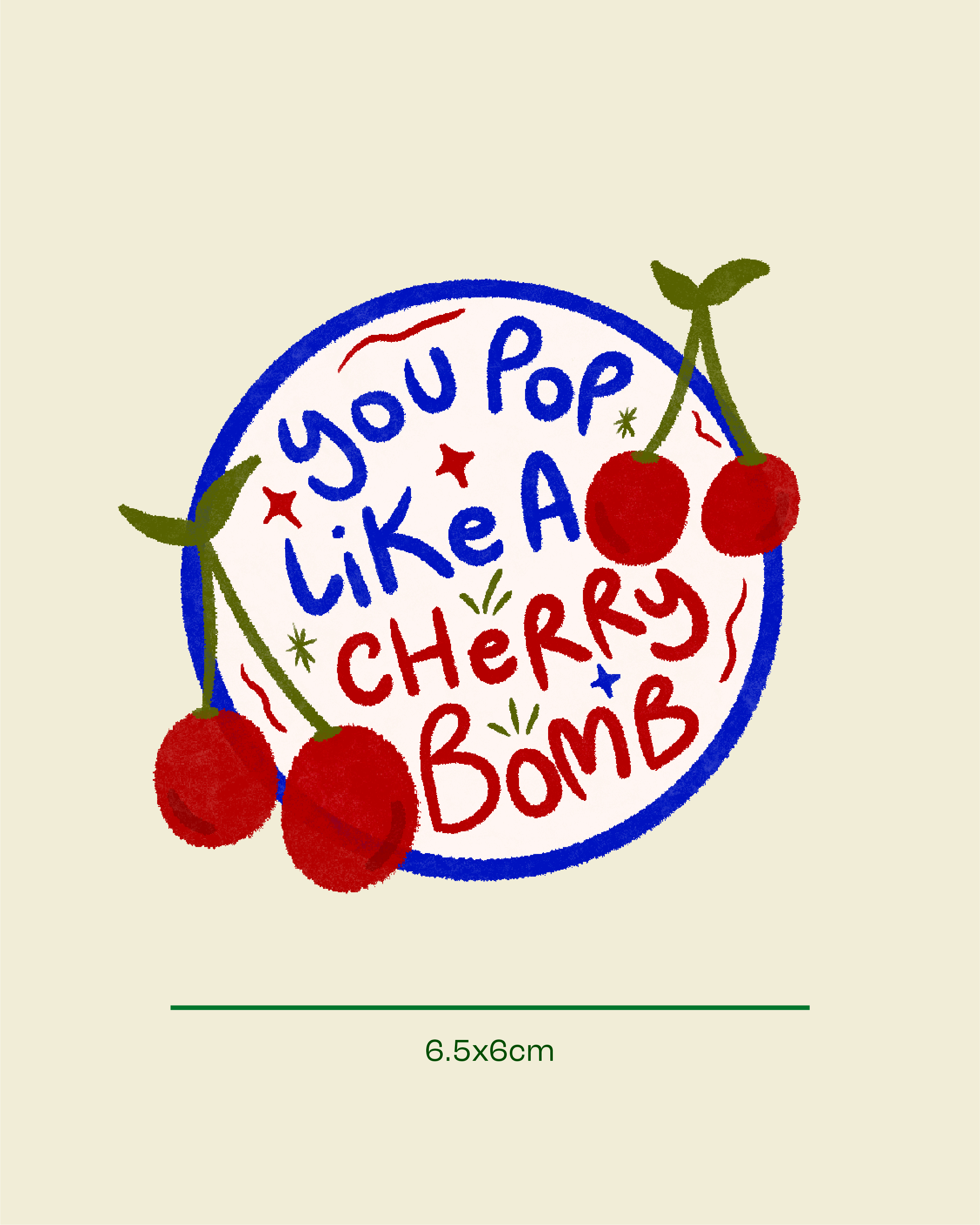 Pop Like A Cherry Sticker