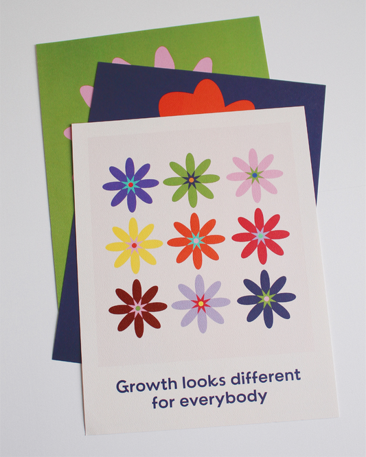 SET of 3 - The Growth Print