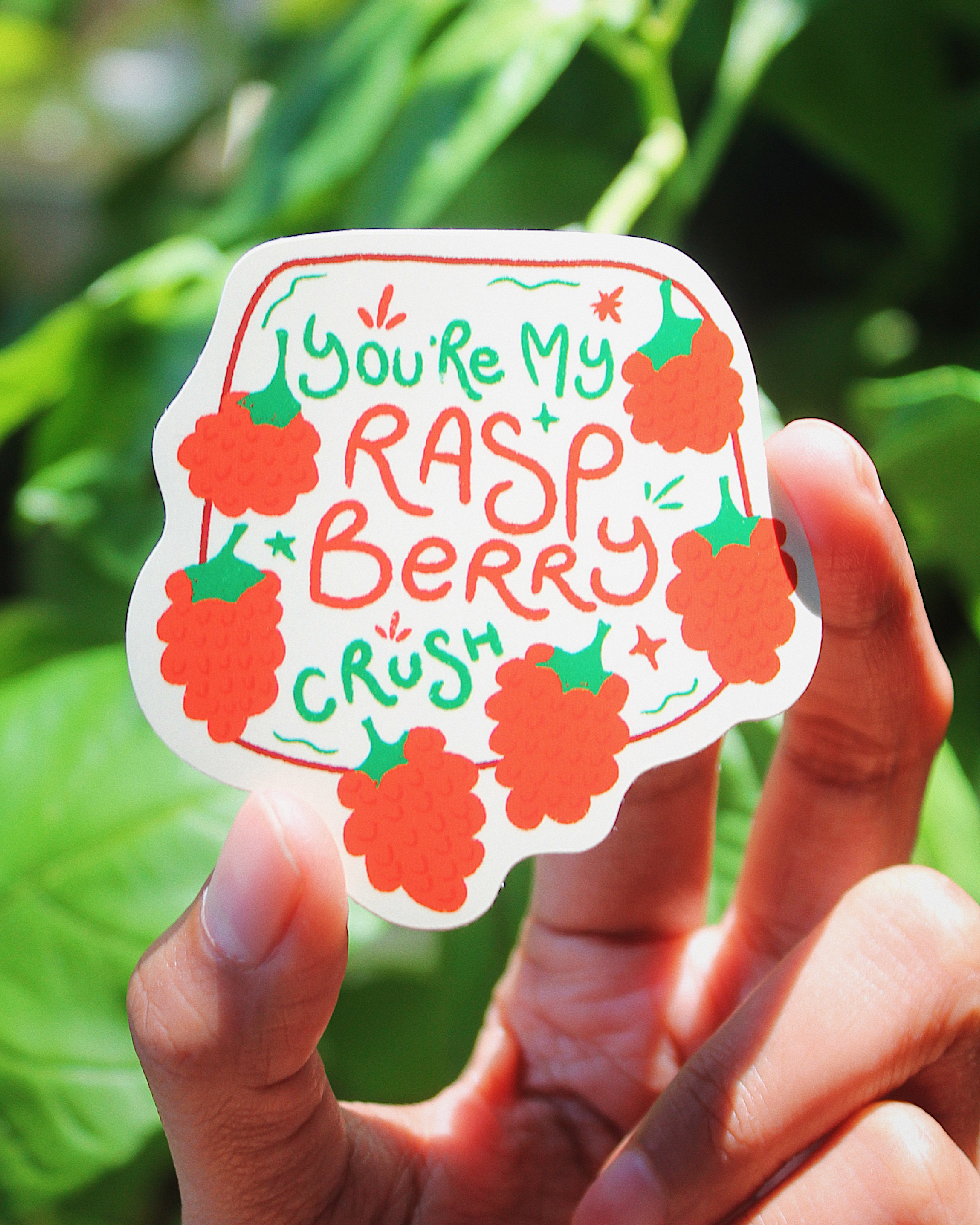Raspberry Crush Sticker