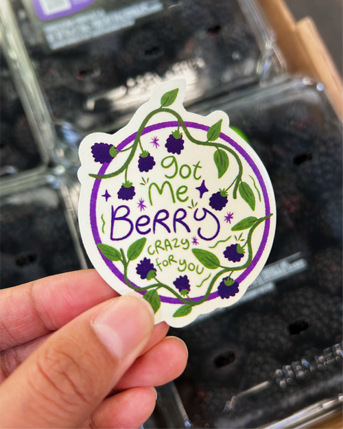 Berry Crazy For You Sticker