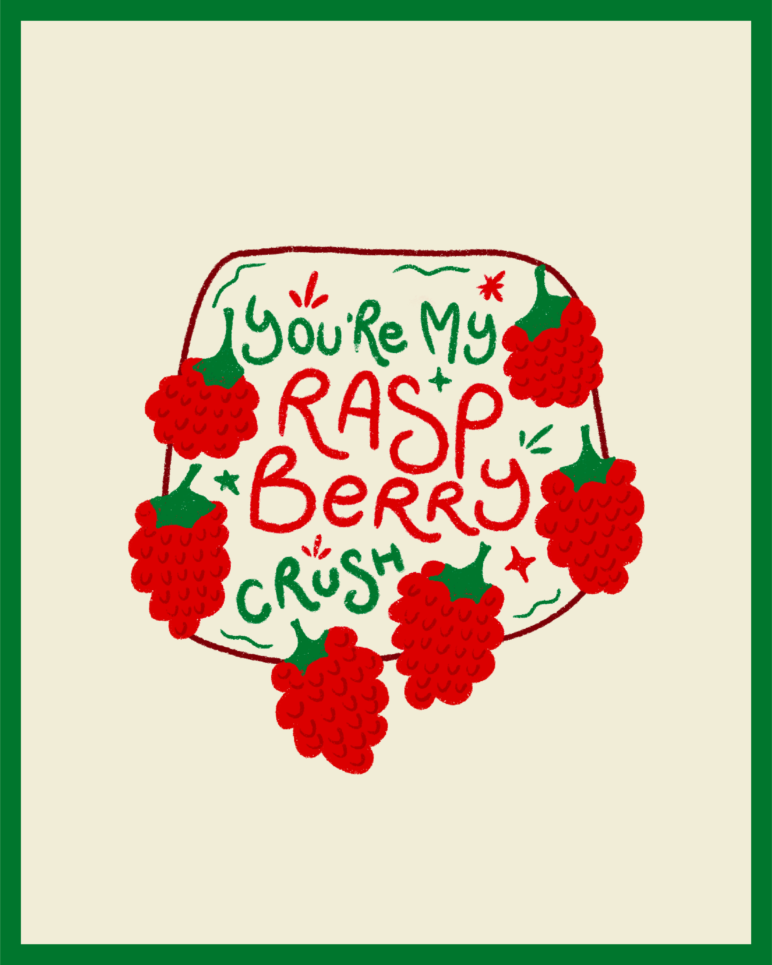 Raspberry Crush Sticker