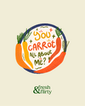 Carrot All About Me Sticker