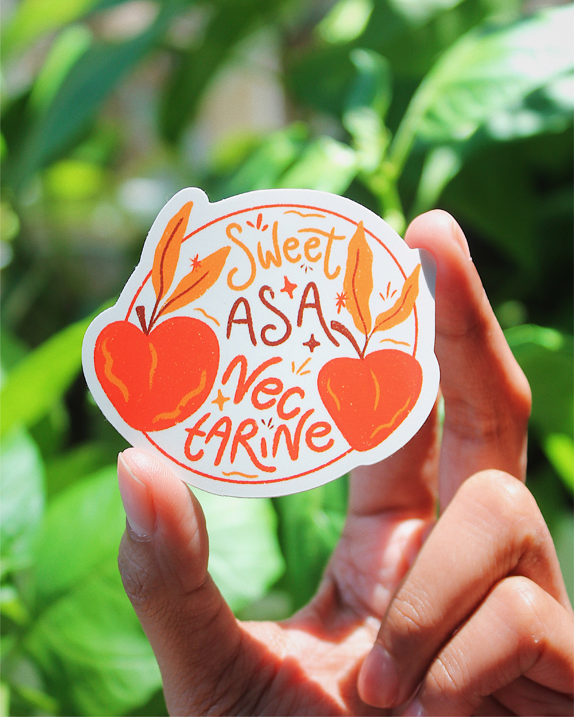 Sweet As Nectarine Sticker