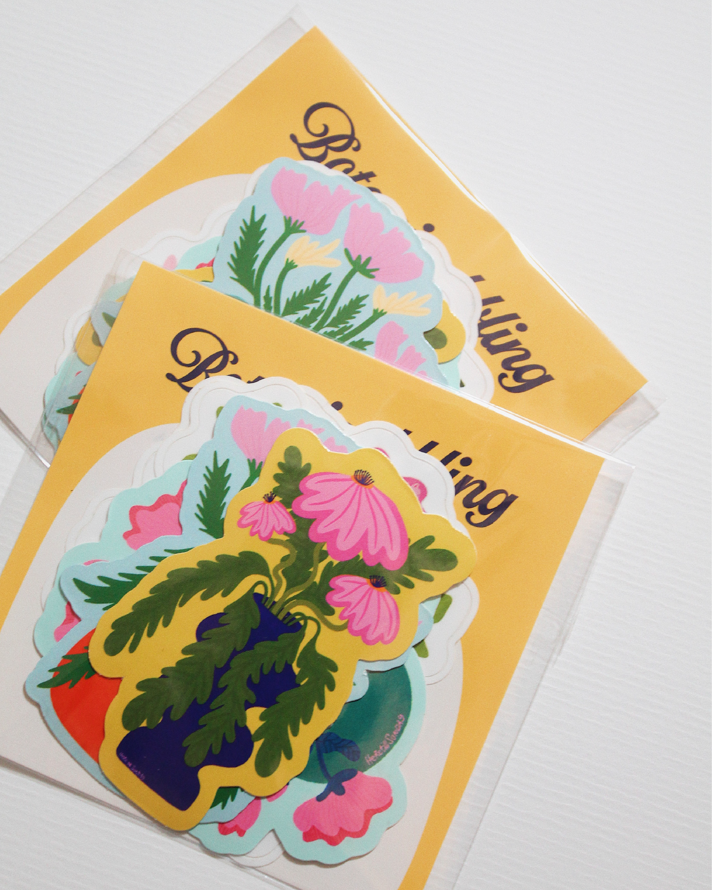 Botanical Bling Sticker Set