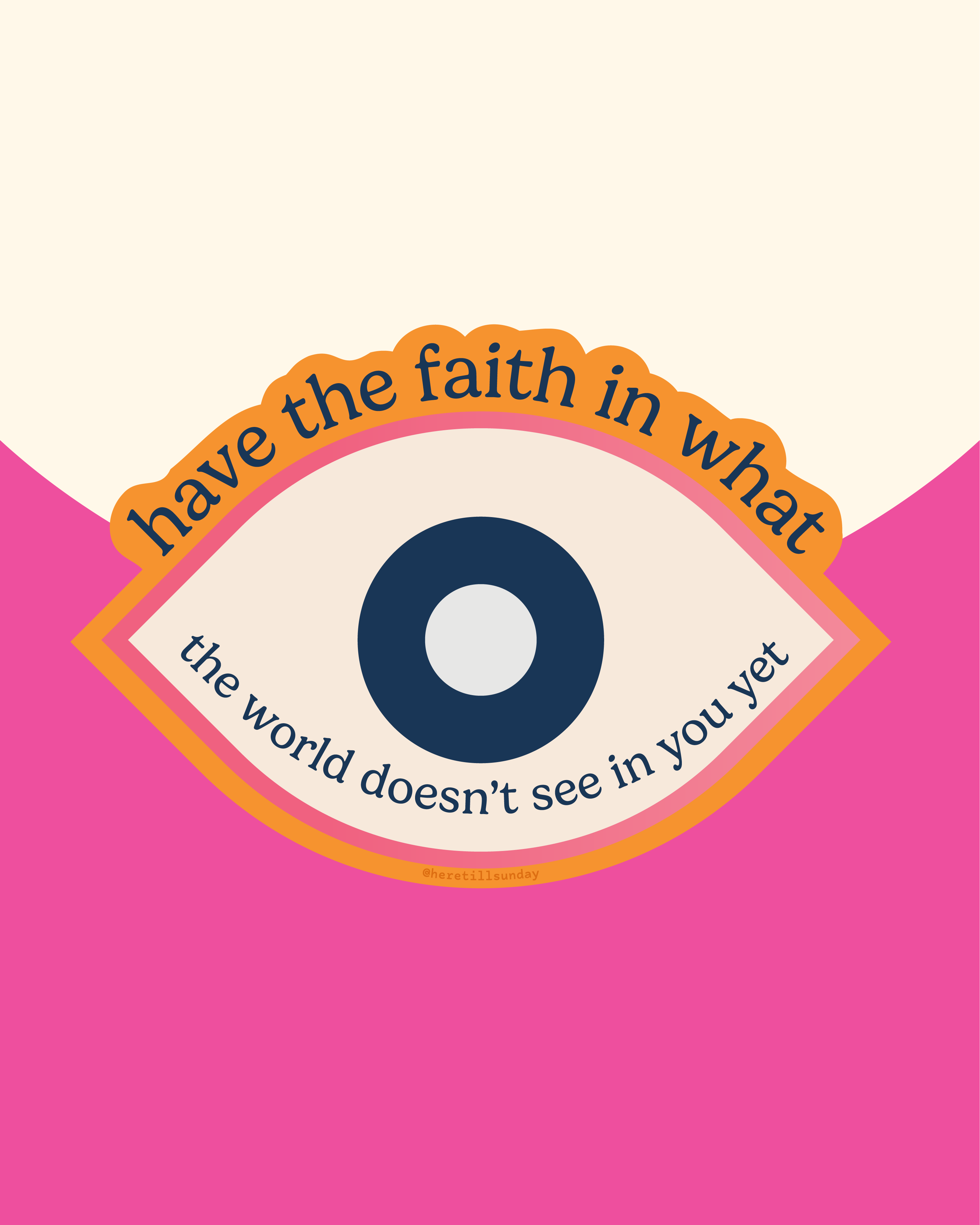 Have the Faith in Yourself Sticker