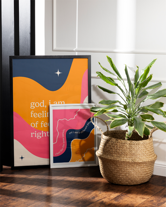 SET of 3 - The Feeling Print