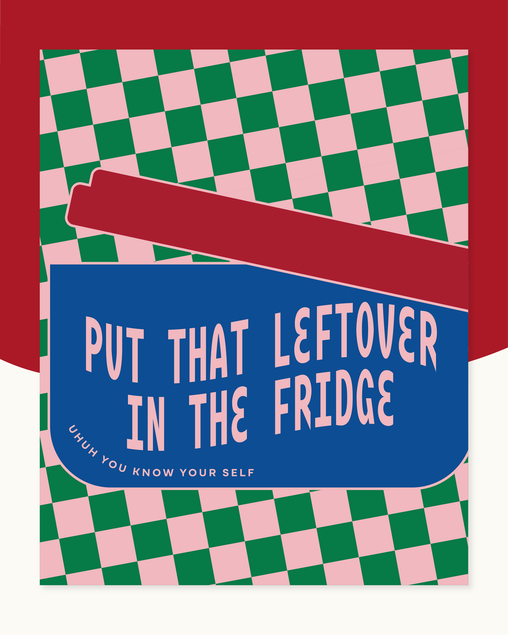 Leftover in Fridge Art Print