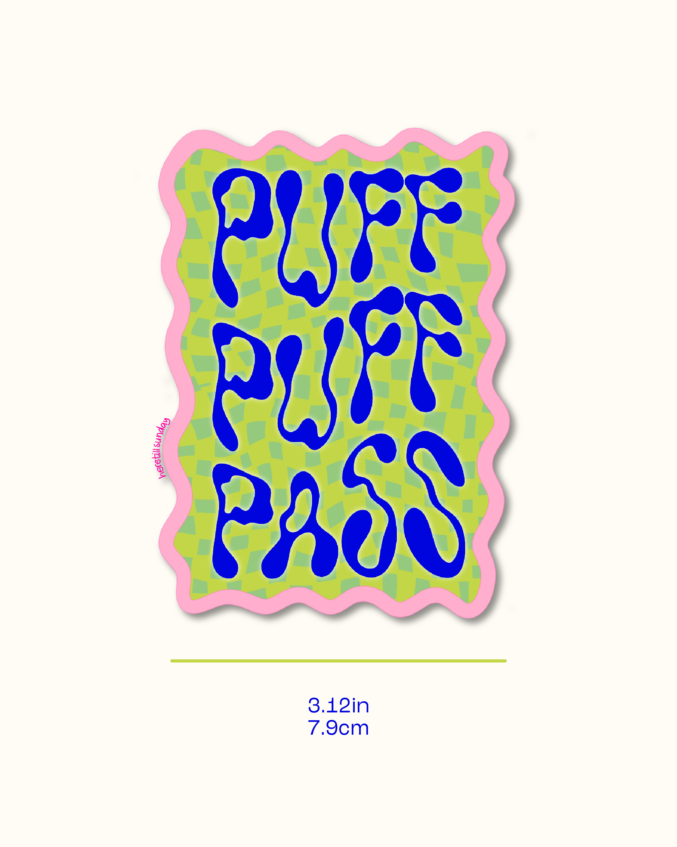 Puff Puff Pass Sticker