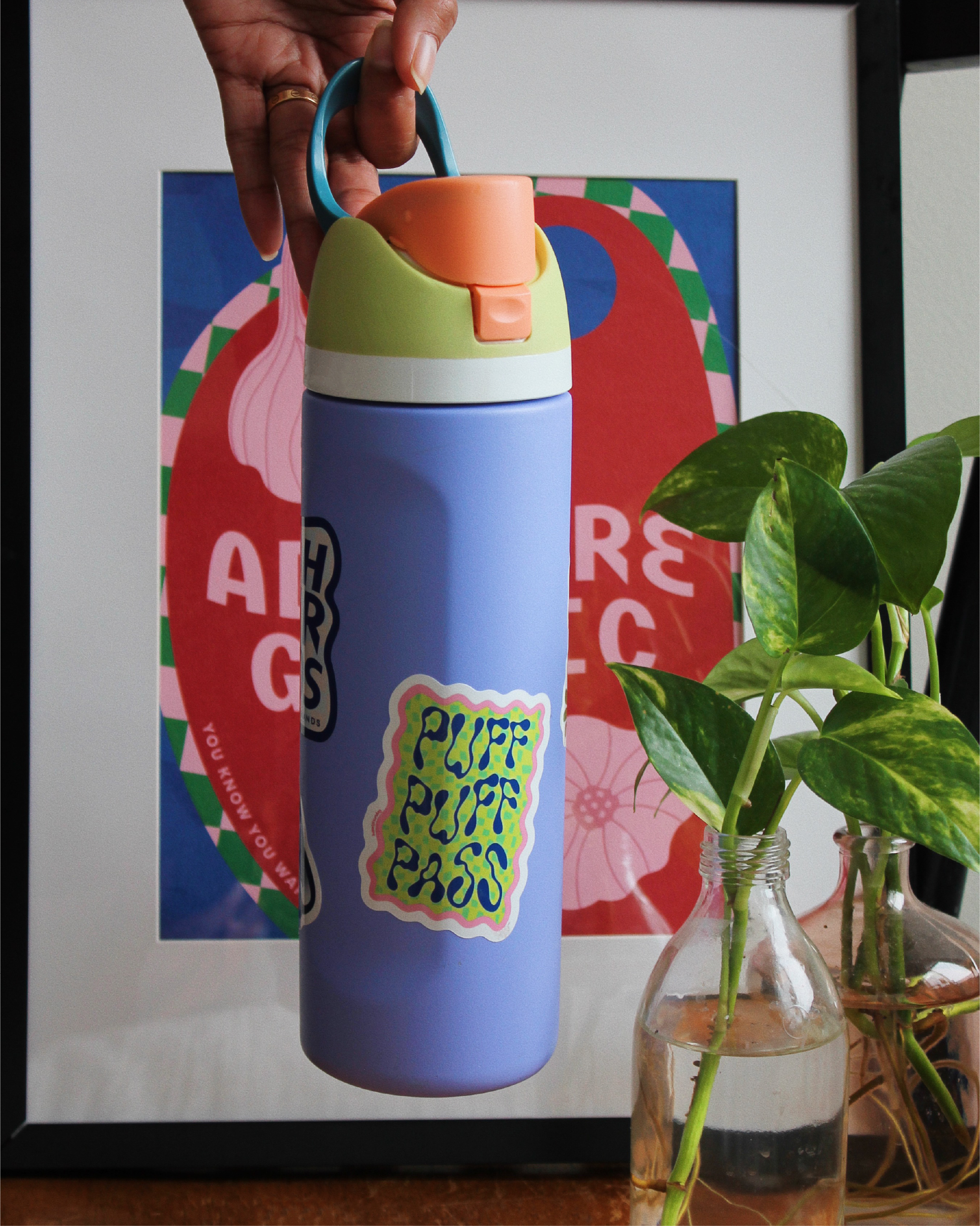 Puff Puff Pass Sticker