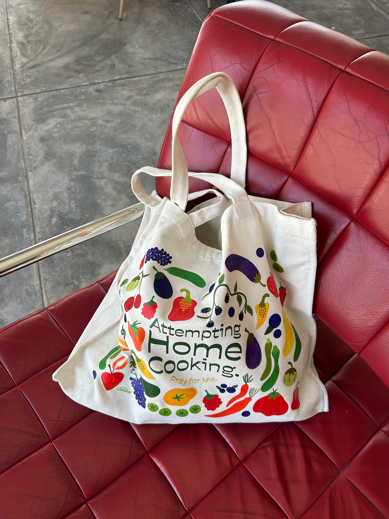 Attempting Home Cooking Tote Bag