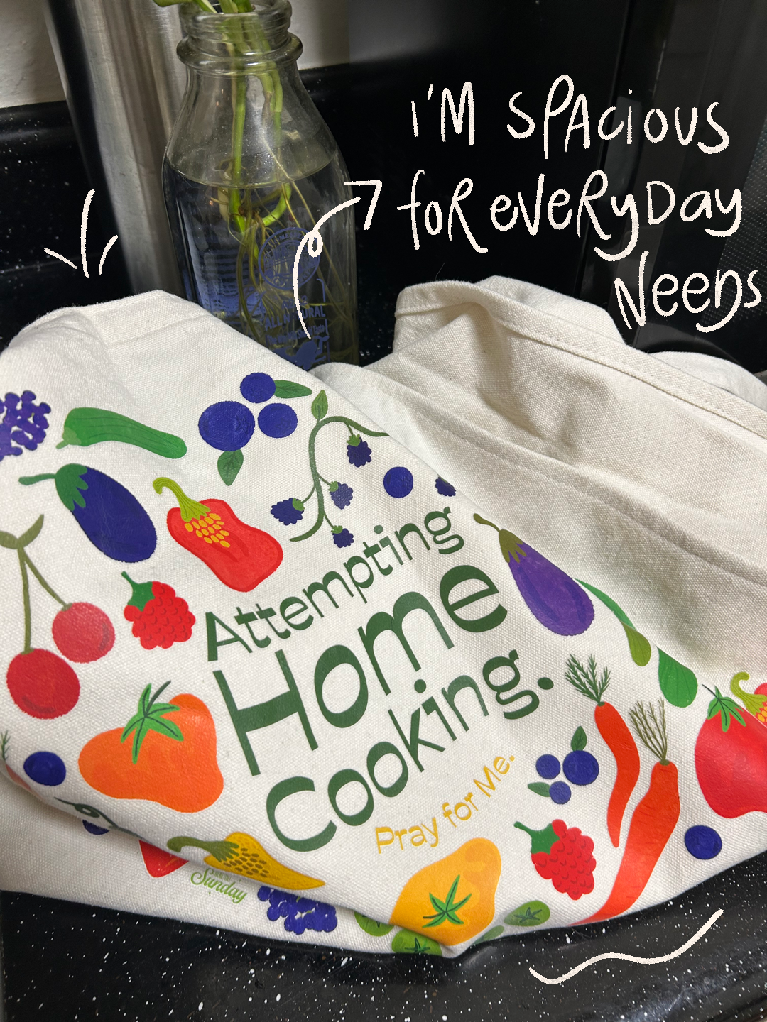 Attempting Home Cooking Tote Bag